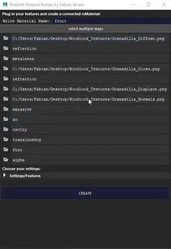 Redshift Material Builder