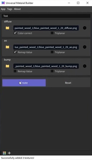 Universal Material Builder