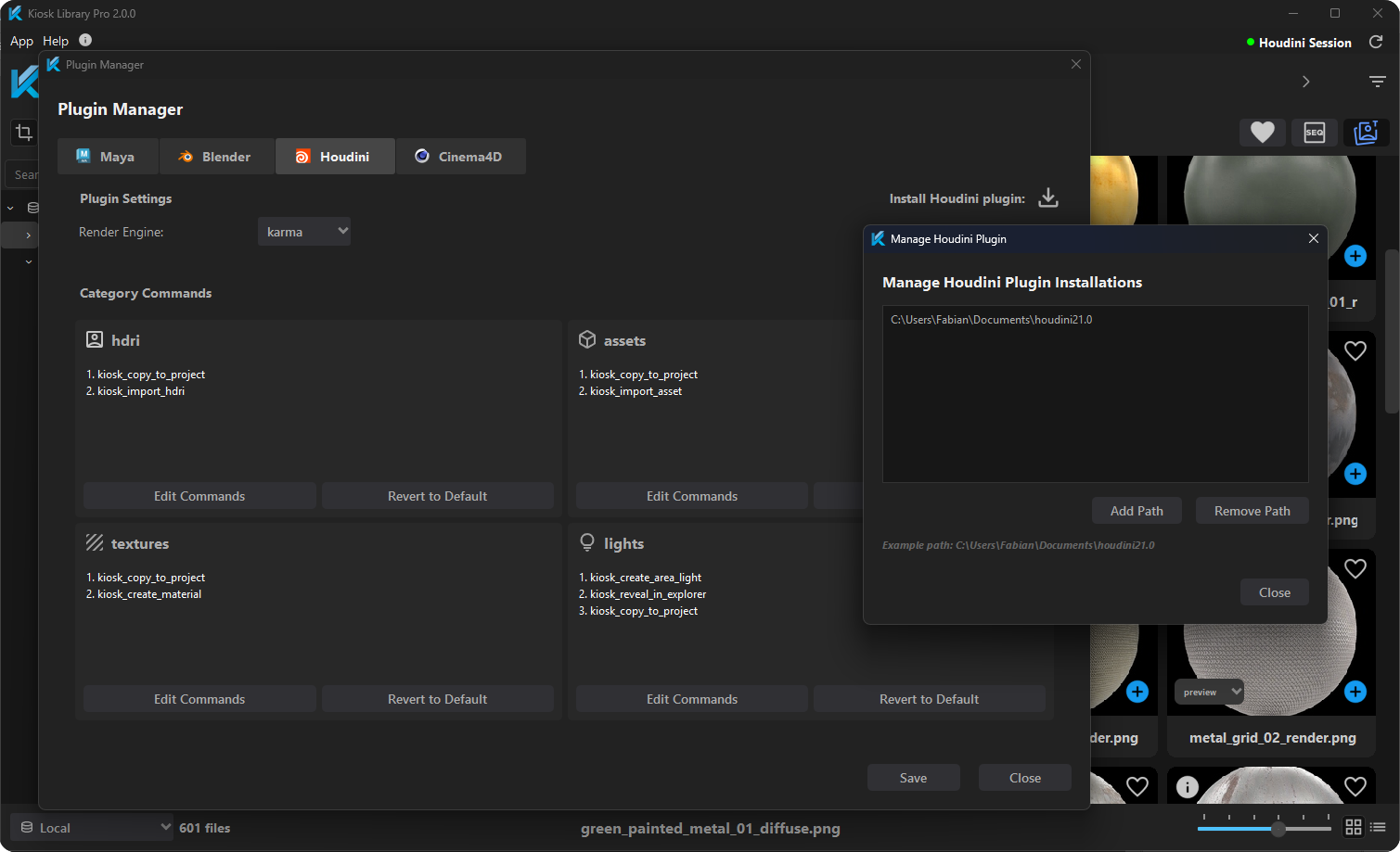 Kiosk plugin manager
